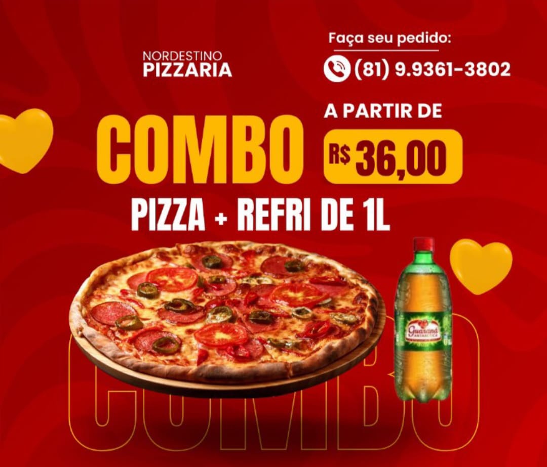 Combo Pizza + Refri 1L